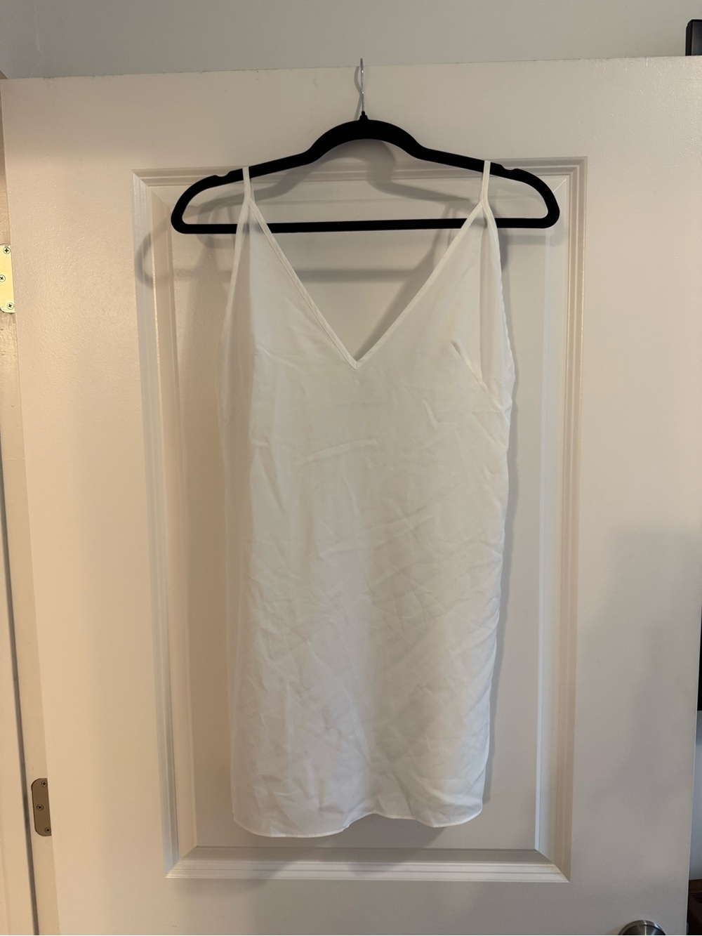 Sandro V-Neck Silk Camisole 34 White Excellent